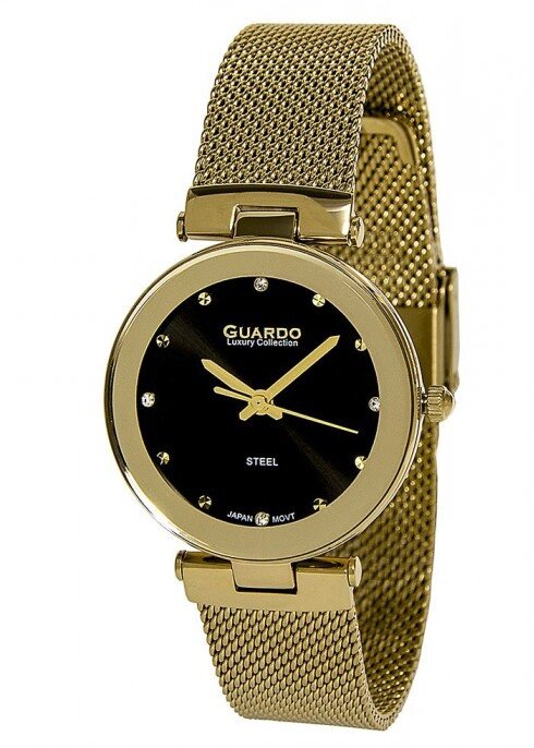 Жіночі наручні годинники Guardo S02076 (m) GB від компанії "Cronos" поза часом - фото 1