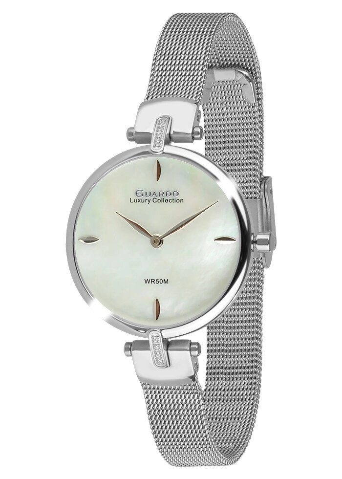 Жіночі наручні годинники Guardo S02413-1 (m. SW) від компанії "Cronos" поза часом - фото 1