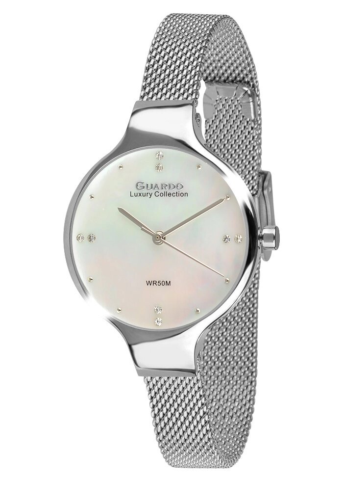 Жіночі наручні годинники Guardo S02414-1 (m. SW) від компанії "Cronos" поза часом - фото 1