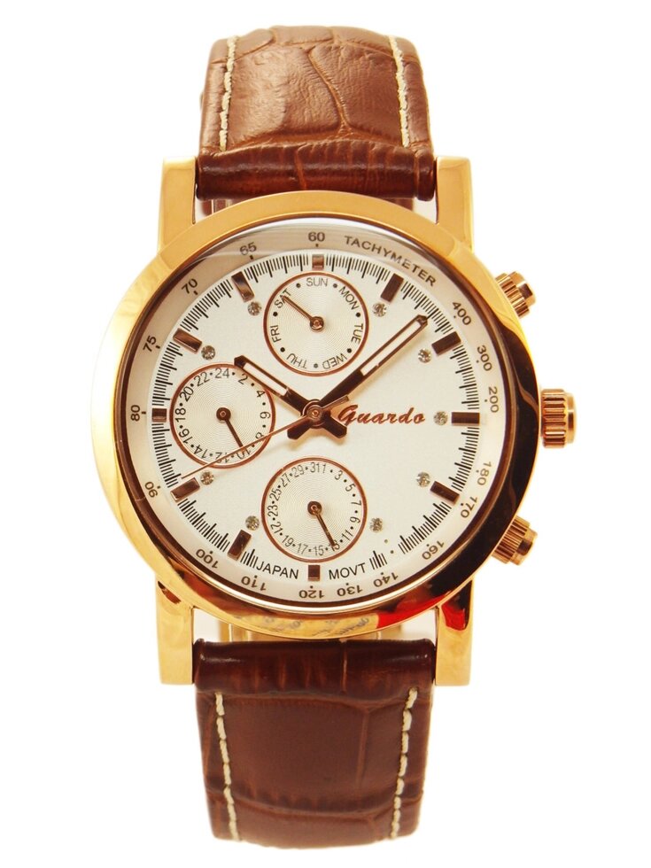 Жіночі наручні годинники Guardo S08370 RgWBr від компанії "Cronos" поза часом - фото 1