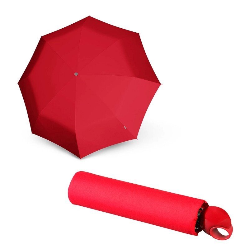 Зонт складаний Knirps Floyd Red Kn89802150 від компанії "Cronos" поза часом - фото 1
