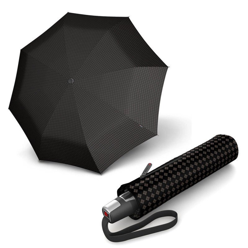 Зонт складаний Knirps T2 Duomatic Cube Black Kn898787041 від компанії "Cronos" поза часом - фото 1