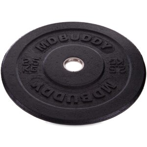 Бляхи (дискі) бамперні для кросфіту Zelart Bumper Plates TA-2676-2_5 51м 2,5м 2,5кг чорний