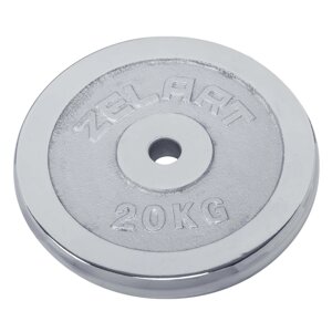 Диски (диски) хромовані d — 30 мм Zelart TA-7786-20 20 кг