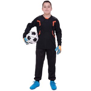 Форма футбольного воротара дитяча Zelart CO-7606B 24-28 135-155 см кольору в асортименті