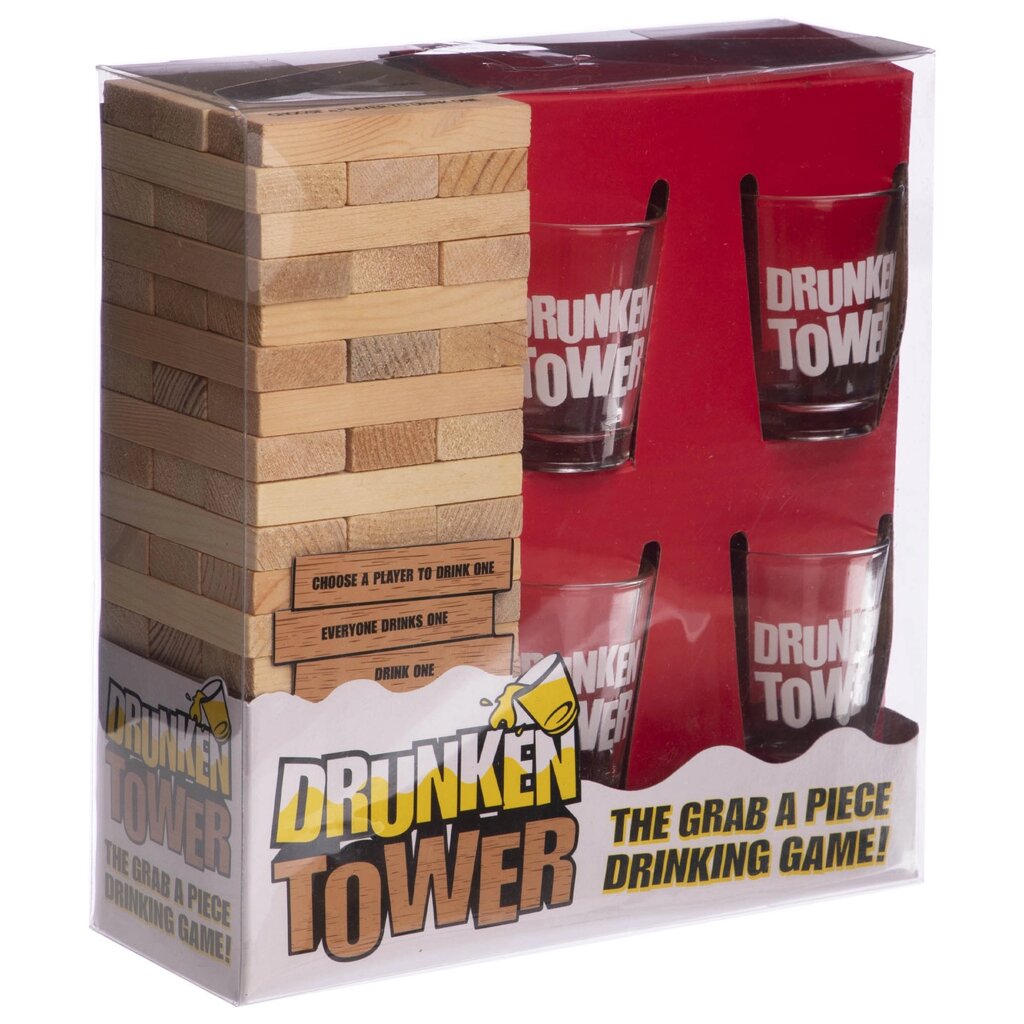 Гра настільна Дженга Zelart Drunken Tower Jenga GB076-1B дерево від компанії DROPT - інтернет-магазин гуртової та роздрібной торгівлі - фото 1