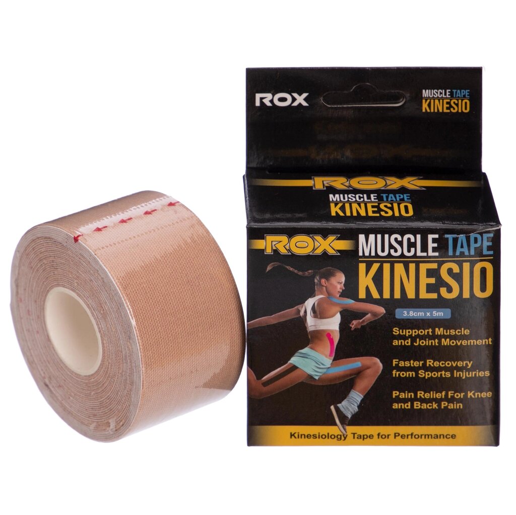 Кінезіо тейп (Kinesio tape) SP-Sport BC-5503-3,8 розмір 3,8 см від компанії DROPT - інтернет-магазин гуртової та роздрібной торгівлі - фото 1