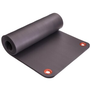Коврик для фітнесу і йоги професійний Zelart FI-2575 (MD9004-15) 1,8x0,61x 15м сірий