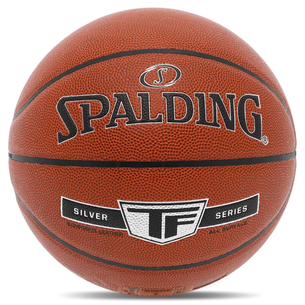 М'яч баскетбольний Composite Leather SPALDING TF SILVER 76859Y No7 жовтогарячий від компанії DROPT - інтернет-магазин гуртової та роздрібной торгівлі - фото 1