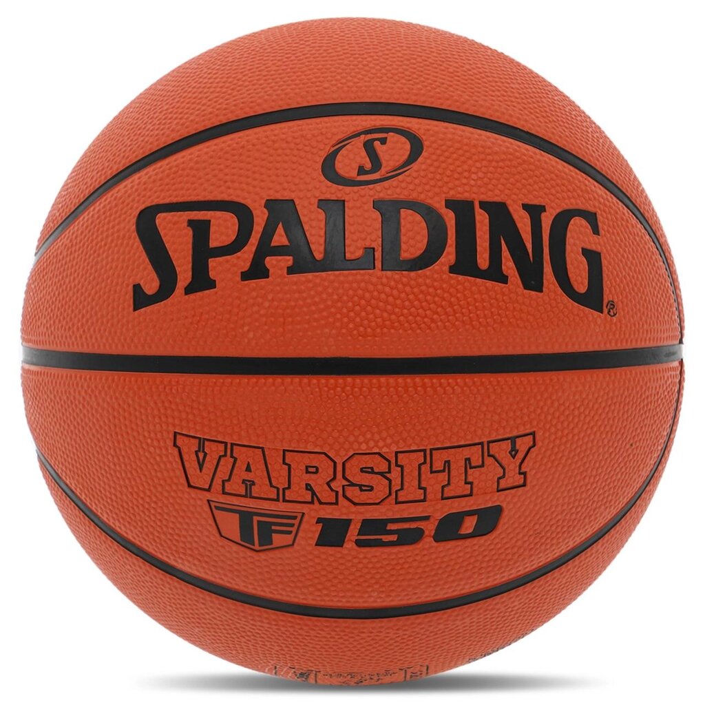 М'яч баскетбольний гумовий SPALDING TF-150 VARSITY 84421185 No5 жовтогарячий від компанії DROPT - інтернет-магазин гуртової та роздрібной торгівлі - фото 1