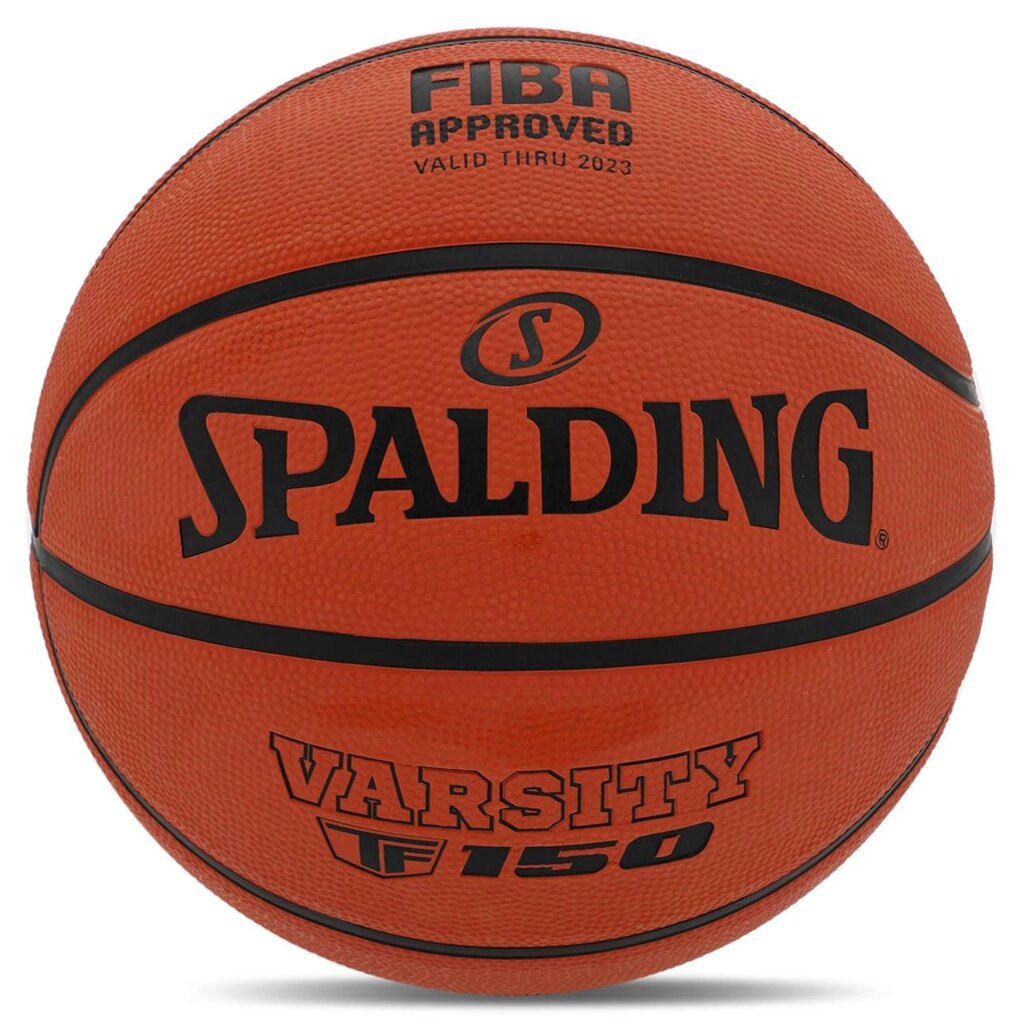 М'яч баскетбольний гумовий SPALDING TF-150 VARSITY 84421Y No7 жовтогарячий від компанії DROPT - інтернет-магазин гуртової та роздрібной торгівлі - фото 1