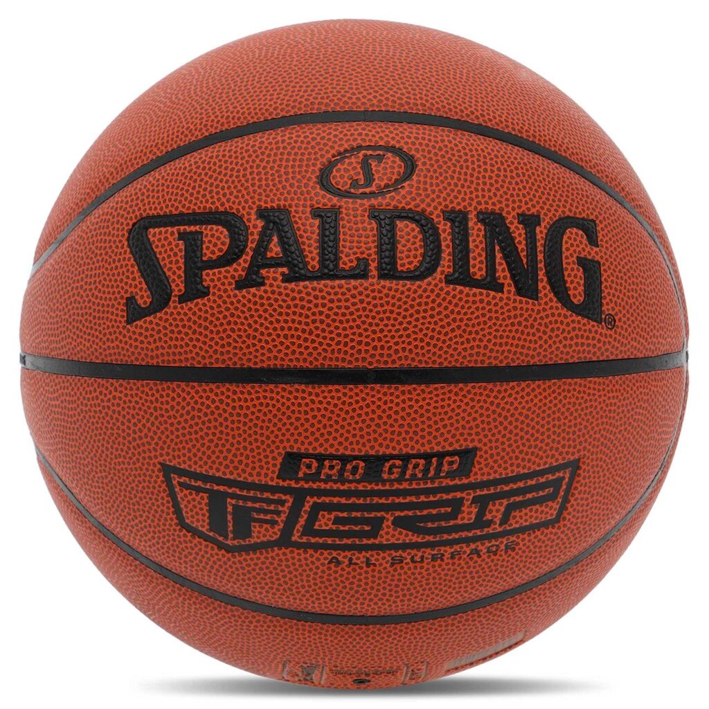 М'яч баскетбольний PU SPALDING TF PRO GRIP 76874Y No7 коричневий від компанії DROPT - інтернет-магазин гуртової та роздрібной торгівлі - фото 1