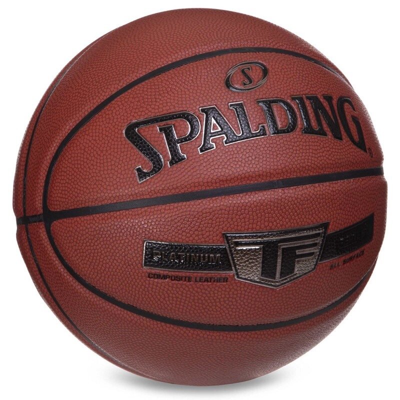 М'яч баскетбольний SPALDING 76855Y TF SILVER No7 помаранчевий від компанії DROPT - інтернет-магазин гуртової та роздрібной торгівлі - фото 1