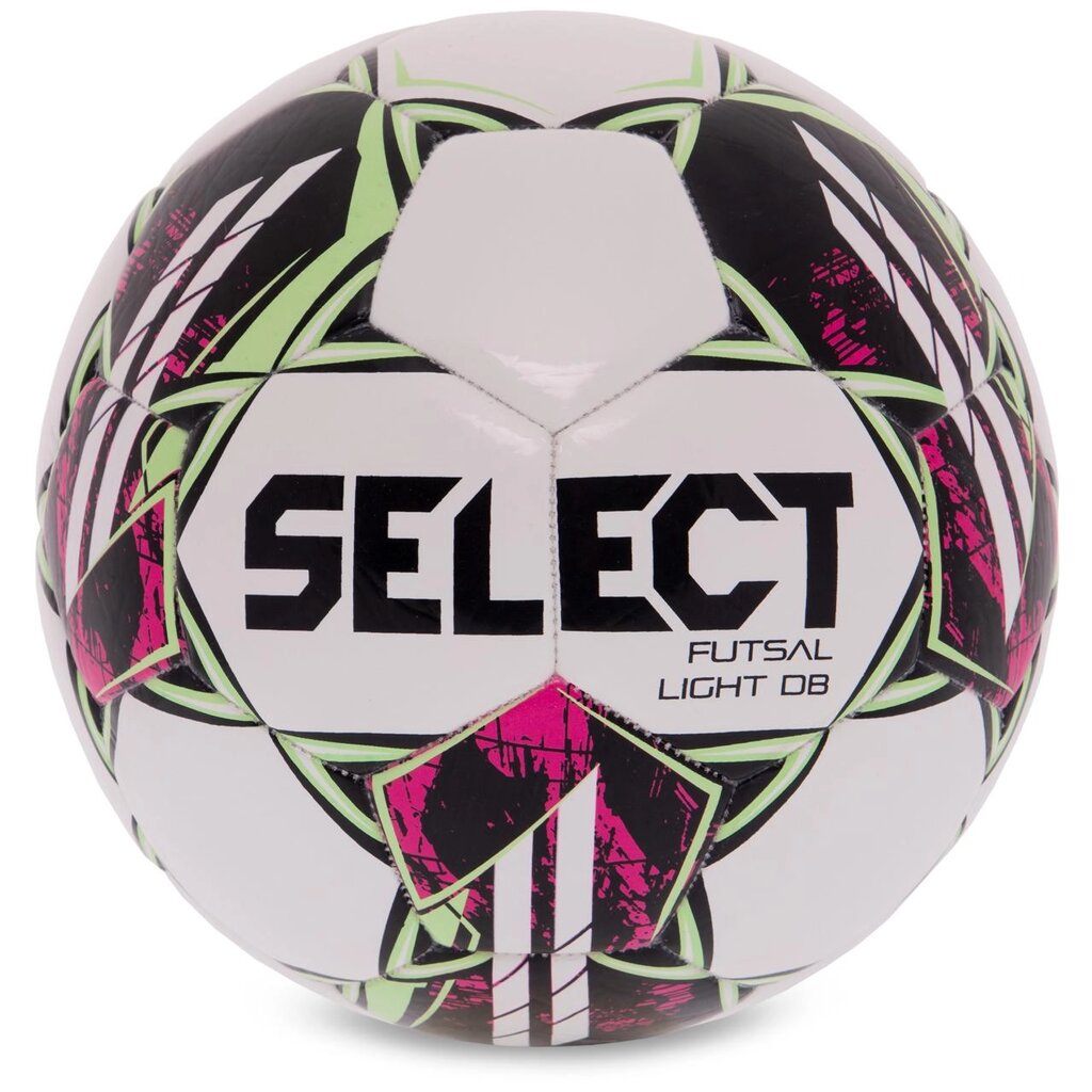 М'яч для футзала SELECT FUTSAL LIGHT DB V22 No4 білий-зелений від компанії DROPT - інтернет-магазин гуртової та роздрібной торгівлі - фото 1