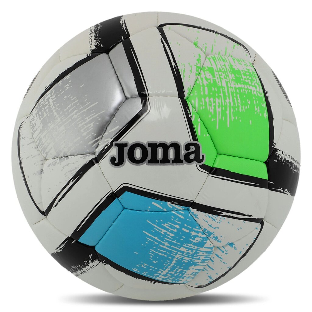 М'яч футбольний Joma DALI II 400649-211-T5 No5 сірий-зелений-синій від компанії DROPT - інтернет-магазин гуртової та роздрібной торгівлі - фото 1