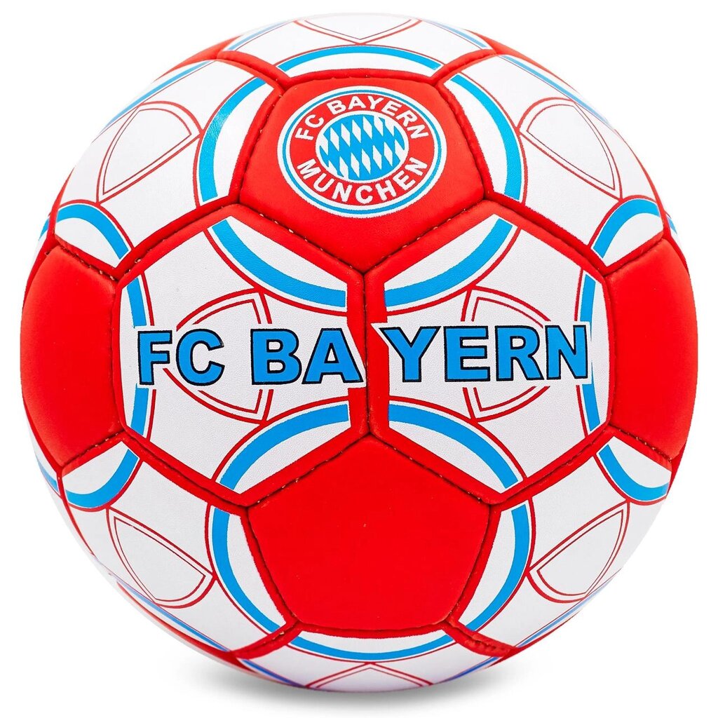 М'яч футбольний №5 Гриппи 5сл. BAYERN MUNCHEN FB-0047-153 (№5, 5 сл., зшитий вручну) від компанії DROPT - інтернет-магазин гуртової та роздрібной торгівлі - фото 1