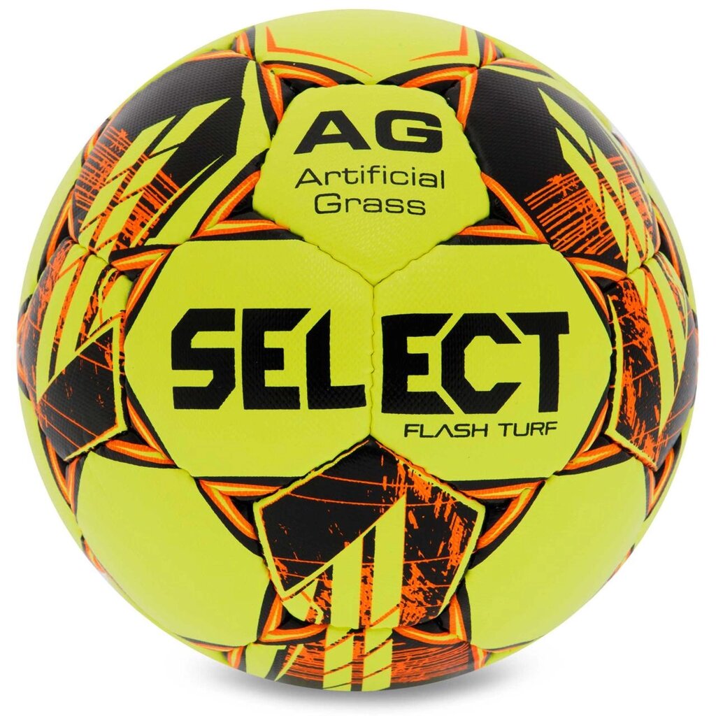 М'яч футбольний SELECT FLASH TURF FIFA BASIC V23 No4 жовтий-жовтогарячий від компанії DROPT - інтернет-магазин гуртової та роздрібной торгівлі - фото 1