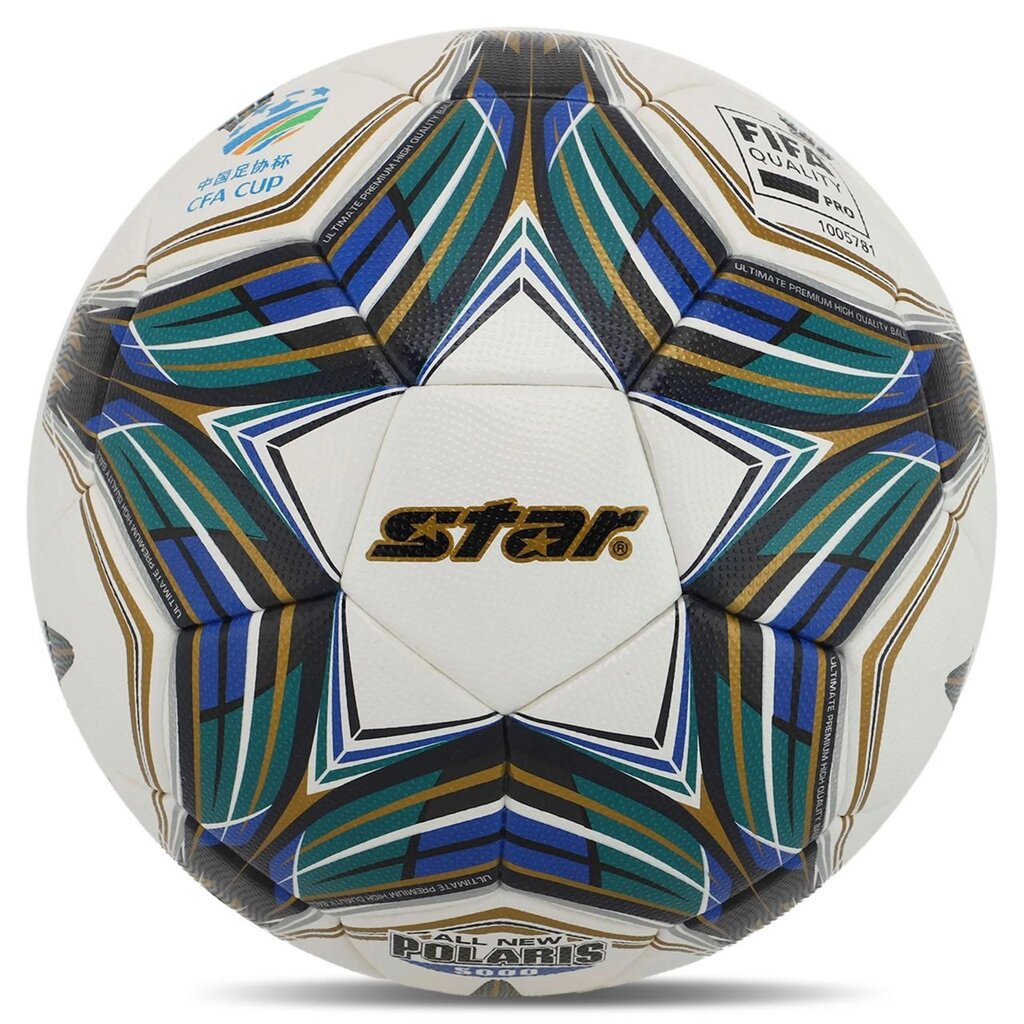 М'яч футбольний STAR ALL NEW POLARIS 5000 FIFA SB105TB No5 PU від компанії DROPT - інтернет-магазин гуртової та роздрібной торгівлі - фото 1