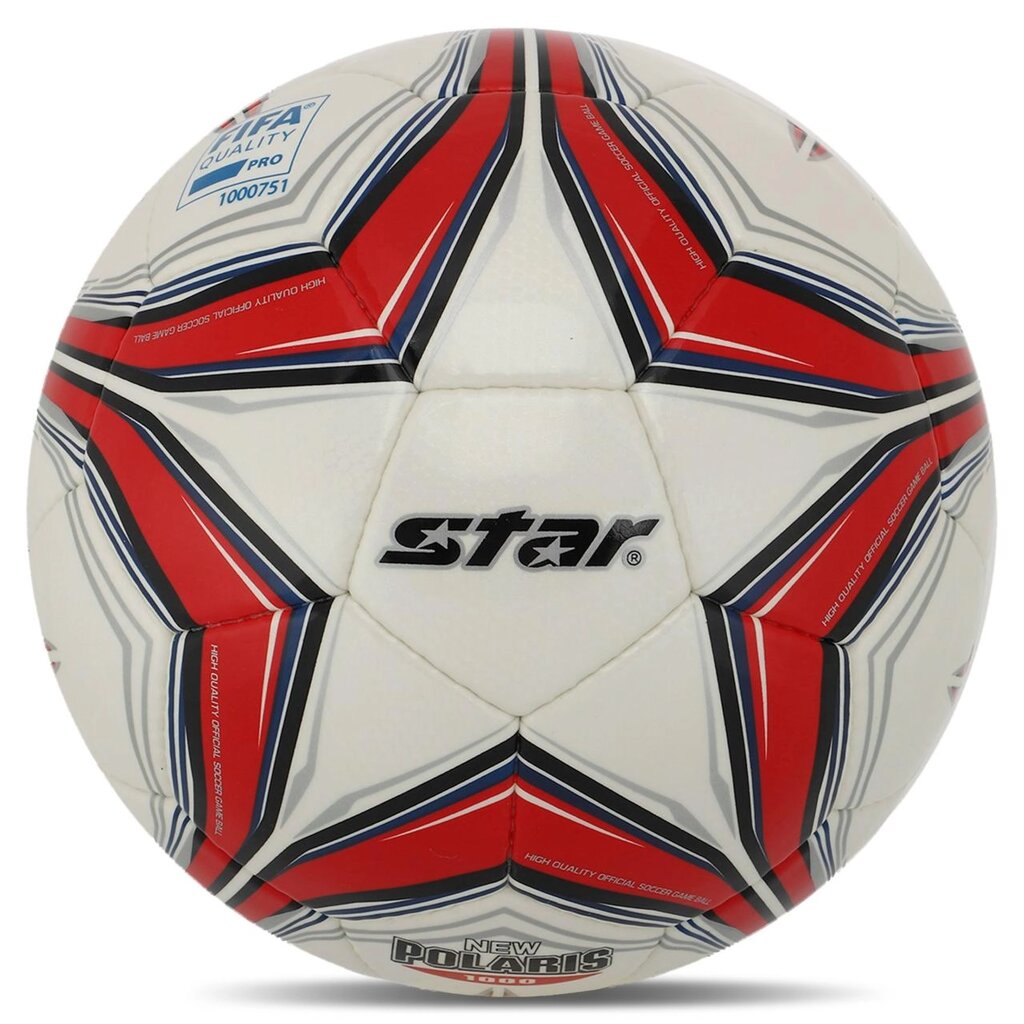 М'яч футбольний STAR NEW POLARIS 1000 FIFA SB375F No5 PU від компанії DROPT - інтернет-магазин гуртової та роздрібной торгівлі - фото 1