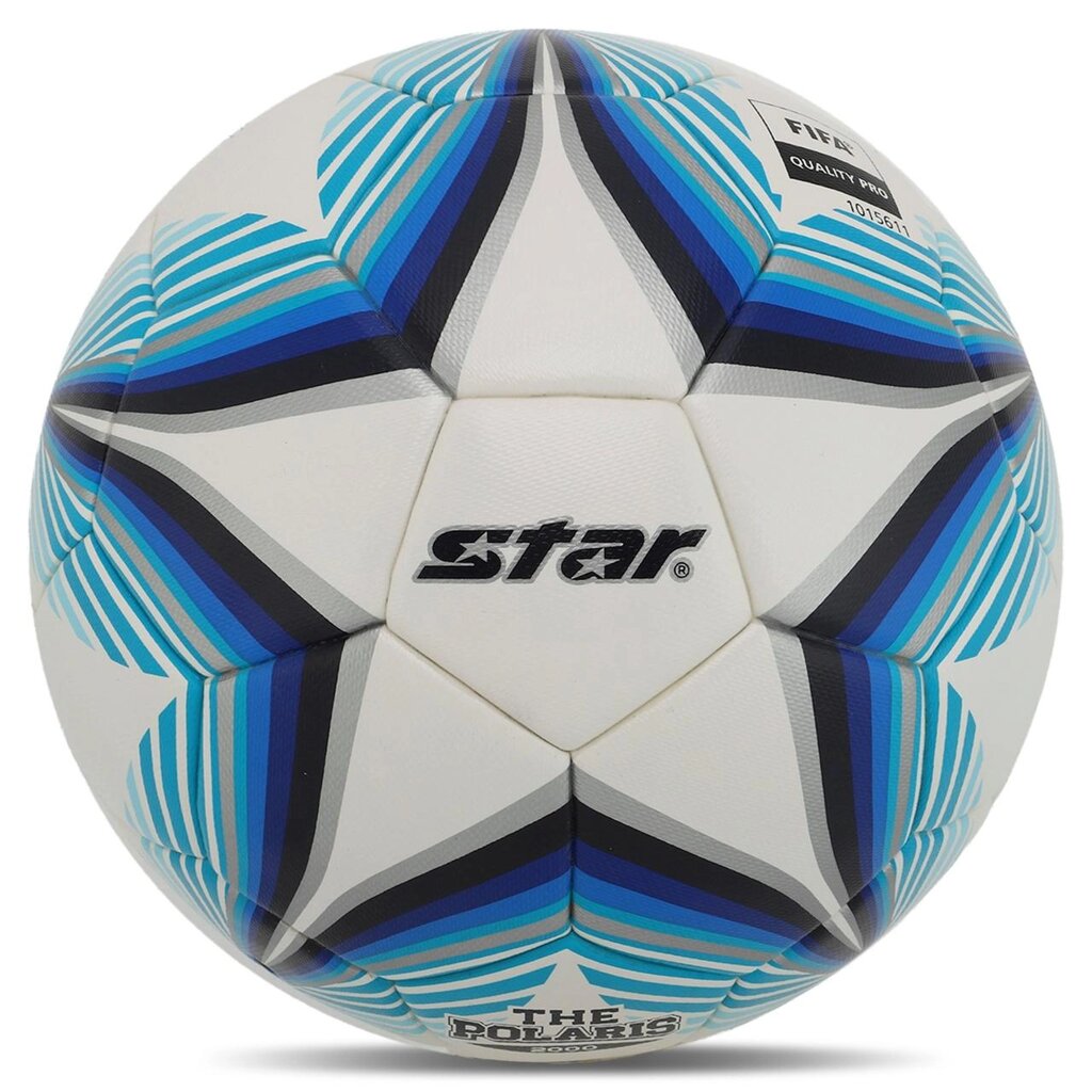 М'яч футбольний STAR THE POLARIS 2000 FIFA SB235FTB No5 PU від компанії DROPT - інтернет-магазин гуртової та роздрібной торгівлі - фото 1