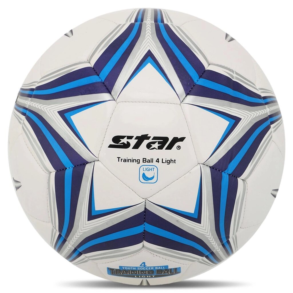 М'яч футбольний STAR TRAINING BALL 4 LIGHT SB8144L №4 PU від компанії DROPT - інтернет-магазин гуртової та роздрібной торгівлі - фото 1