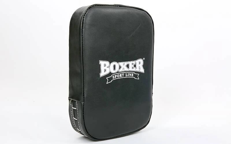 Маківара Пряма шкіряна (1шт) BOXER 1019-02 (підтримка для рук, р-р 45х30х10см, чорний) від компанії DROPT - інтернет-магазин гуртової та роздрібной торгівлі - фото 1