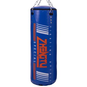 Мішок боксерський Циліндр із кільцем і ланцюгом ZHENGTU Zelart BO-2336-80 висота 80 см кольору в асортименті