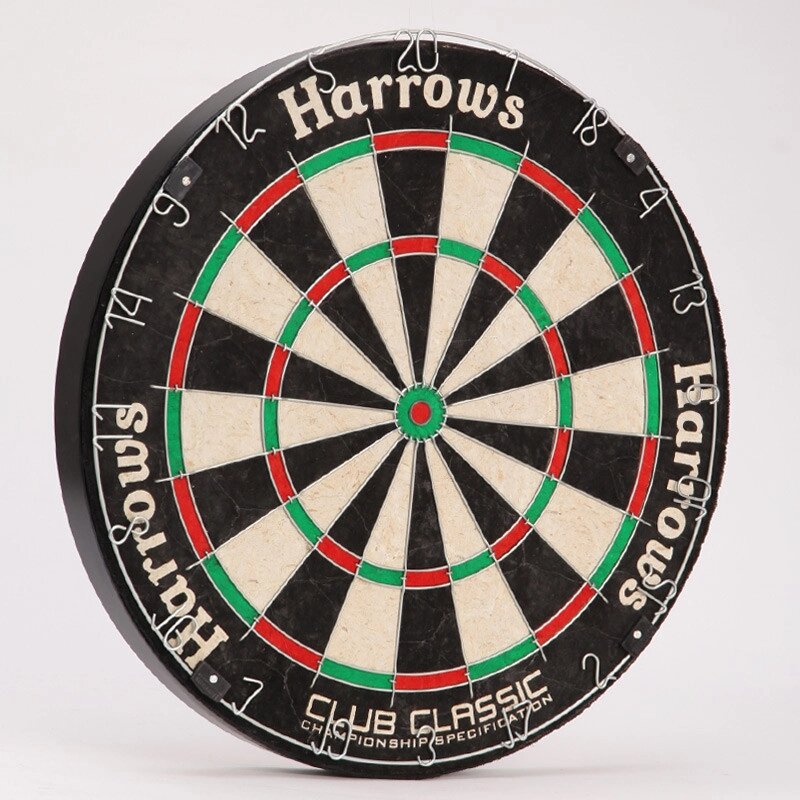 Мішень для гри в дартс Harrows CLUB CLASSIC DARTBOARD JE06D 45см від компанії DROPT - інтернет-магазин гуртової та роздрібной торгівлі - фото 1