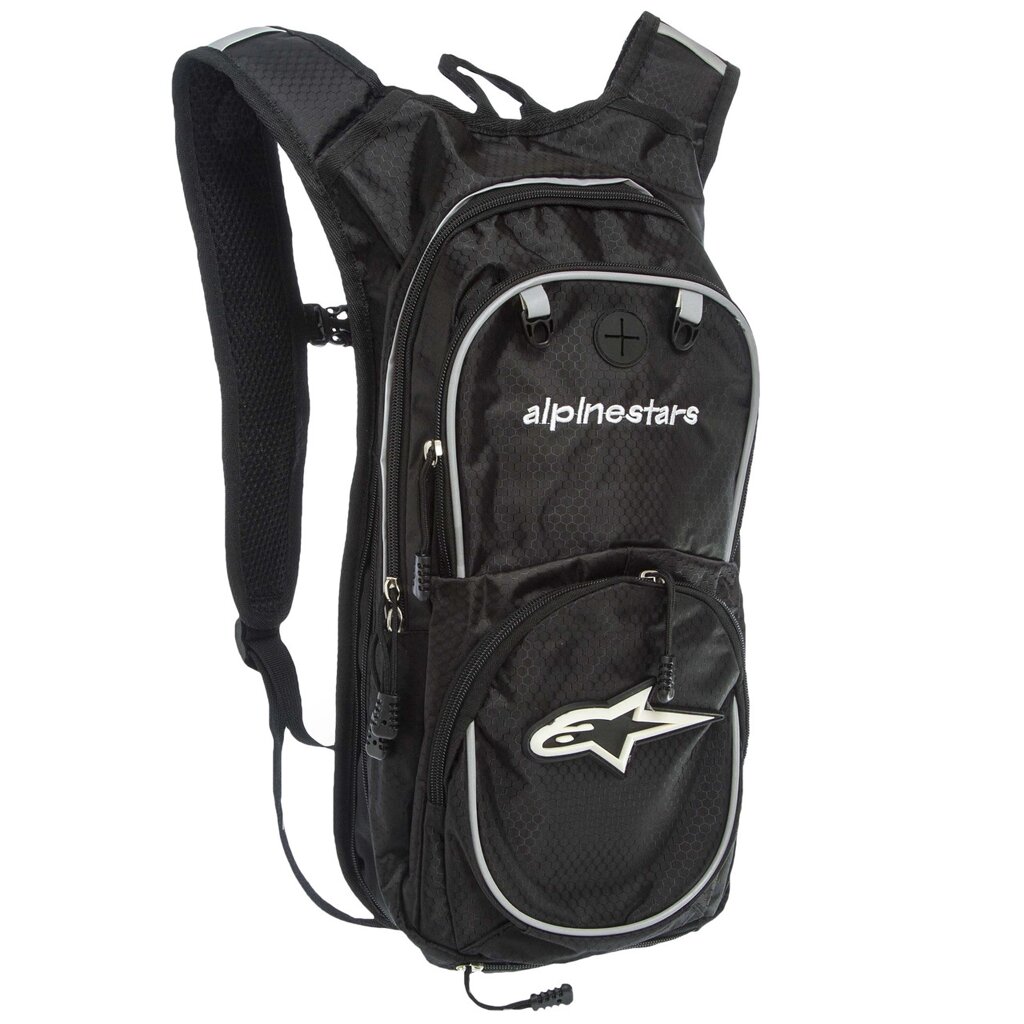 Моторюкзак із гідратором Alpinestar MS-5122-AG 49x16x8см чорний-сірий від компанії DROPT - інтернет-магазин гуртової та роздрібной торгівлі - фото 1