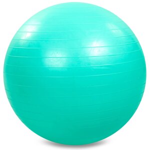 М'яч для фітнесу (фітбол) гладкий глянцевий 85см Zelart FI-1982-85 (PVC, 1200г, кольори в асортименті, ABS