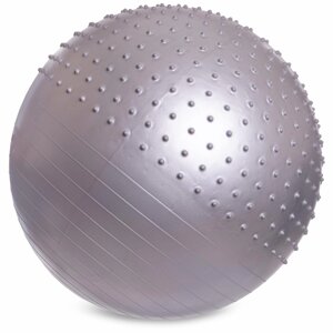 М'яч для фітнесу фітбол полумассажний Zelart FI-4437-85 85см кольору в асортименті