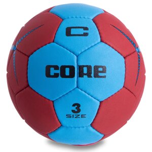 М'яч для гандбола CORE PLAY stream CRH-050-3 no3 синій-червоний
