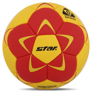 М'яч для гандбола STAR NEW professional GOLD HB420 no0 жовтий-червоний