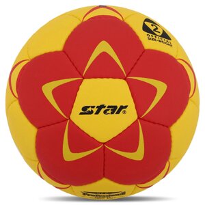 М'яч для гандбола STAR NEW professional GOLD HB422 no2 жовтий-червоний