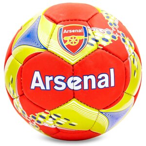 М'яч футбольний №5 Гриппи 5сл. ARSENAL FB-6708 (5, 5 сл., зшитий вручну)
