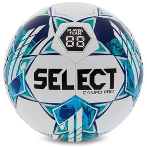 М'яч футбольний select CAMPO PRO V23 no4 білий-зелений