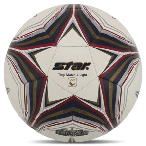 М'яч футбольний STAR TING MATCH 4 LIGHT hybrid SB3144L no4 PU