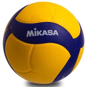 М'яч волейбольний Клеєний PU MIKASA V330W (PU,5, 5 сл., клеєний)