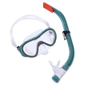 Набір для плавання маска з трубкою Zelart M161-SN93-SIL кольору в асортименті