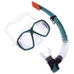 Набір для плавання маска з трубкою Zelart M276-SN120-PVC кольору в асортименті