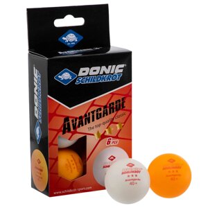 Набір м'ячів для настільного тенісу 6 штук DONIC MT-608533 AVANTGARDE 3star різнобарвний