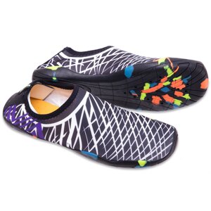 Взуття для пляжу та коралів Zelart ZS002-10 розмір 36-45 райдужний