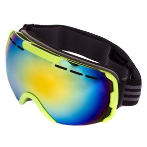 Гірськолижні окуляри SPOSUNE HX008 (TPU, подвійні лінзи, PC, антифог, колір лінз-червоний, кольори в асортименті)