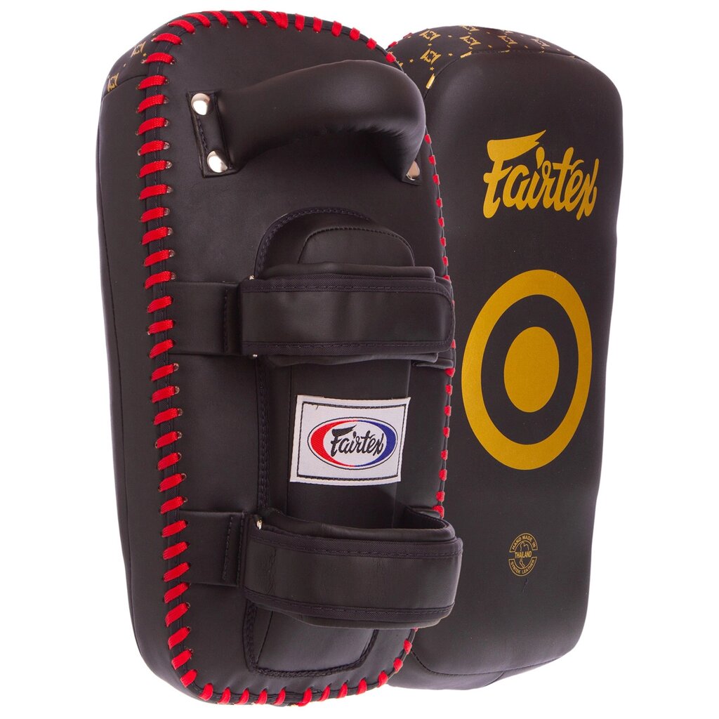 Пади для тайського боксу Тай-педи FAIRTEX KPLC5 37x21x9см 2шт чорний від компанії DROPT - інтернет-магазин гуртової та роздрібной торгівлі - фото 1