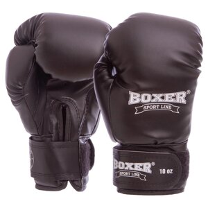Рукавиці боксерські BOXER Еліт 2022 10-16 унцій кольору в асортименті