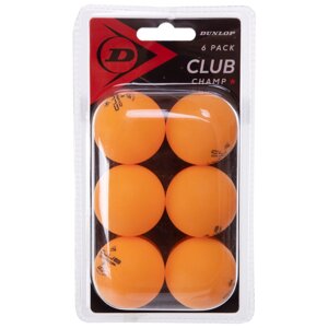 Набір м'ячів для настільного тенісу 6 штук DUNLOP DL679350 D TT BL 40+ CLUB CHAMP 6 BALL BLISTER OR в Києві от компании DROPT - интернет-магазин оптовой и розничной торговли