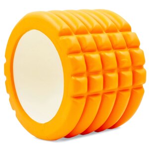 Ролер для йоги і пилатеса Grid Roller Mini Zelart FI-5716 10см кольору в асортименті