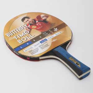 Ракетка для настільного тенісу 1 штука BUTTERFLY 85021 TIMO BOLL GOLD (деревина, гума)