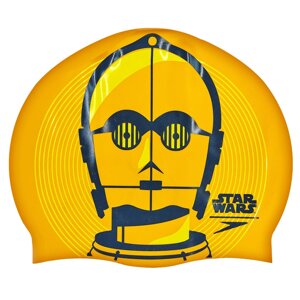 Шапочка для плавання SPEEDO SLOGAN PRINT 808385C797 Star Wars C3PO (силікон, помаранчевий, чорний) в Києві от компании DROPT - интернет-магазин оптовой и розничной торговли