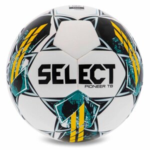 М'яч футбольний SELECT PIONEER TB FIFA BASIC V23 No5 білий-жовтий